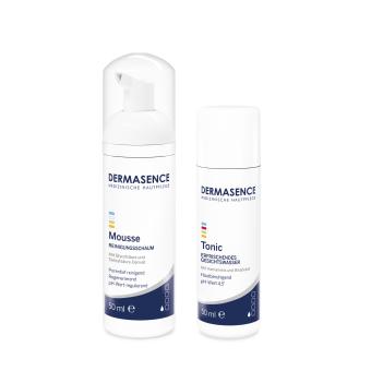 DERMASENCE Travel Set Tonic / Mousse 2x50 ml