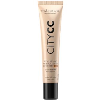 MÁDARA CITY CC Hyaluronic Anti-pollution CC cream SPF 15, MEDIUM 40ml