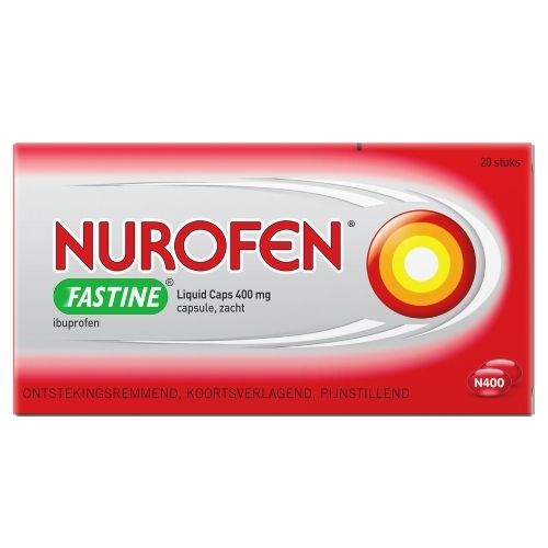 Nurofen Fastine Ibuprofen 400mg Liquid Capsules 20 stuks