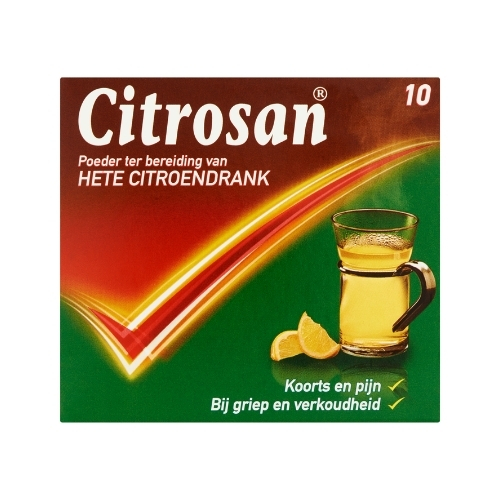 Citrosan Hete Citroendrank Paracetamol en Vitamine C 10 stuks | BENU Shop