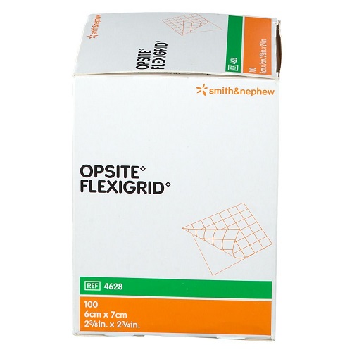 Opsite Flexigrid Steriel 6 x7cm Folie 100 stuks 