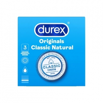 Durex Condooms Originals Classic Natural 3 stuks | BENU Shop