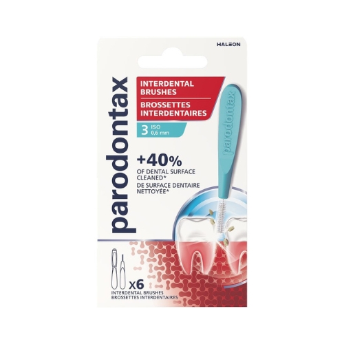 Parodontax 0,6mm Interdental Brushes 6 stuks