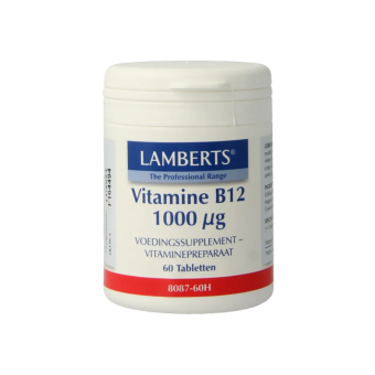 Lamberts Vitamine B12 Tablet 1000mcg 60 stuks