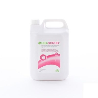 Hibiscrub Chloorhexidine 4% Zeep 5l