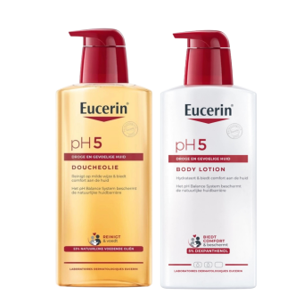 Eucerin pH5 Routine Set - pH5 Douche Olie 400ml en Body Lotion 400ml