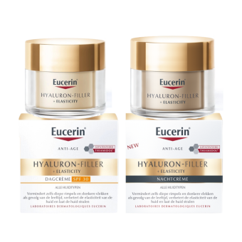 Eucerin Hyaluron-Filler + Elasticity Routine Set - Dagcrème SPF30 50ml en Nachtcrème 50ml