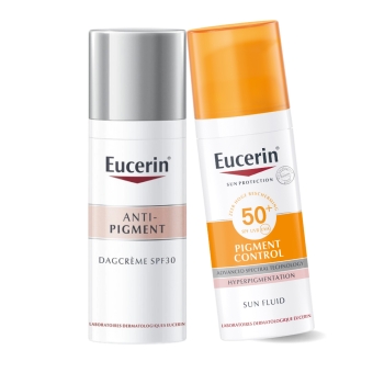 Eucerin Anti Pigment Routine Set - Dag SPF30 50ml en Sun Fluïde Pigment Control SPF50+ 50ml
