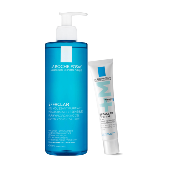 La Roche-Posay Effaclar Routine Set - Reinigingsgel 400ml en Dagcrème Duo[+] 40ml