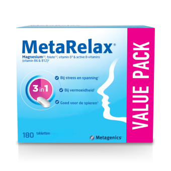 Metagenics Metarelax Magnesiumglycerofosfaat 900mg Tabletten 180 stuks