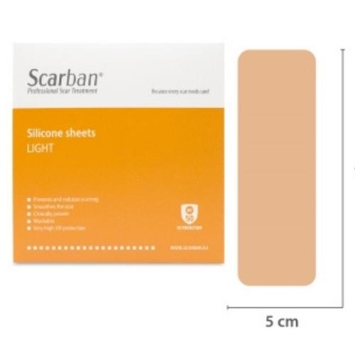 Scarban® Light siliconenpleister voor littekens 5 x 15cm (2 stuks)