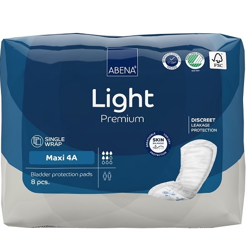 Abena Light Premium Maxi 4A Inleggers 8 stuks