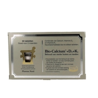 Bio-Calcium + D3 + K1+ K2 60 tabletten
