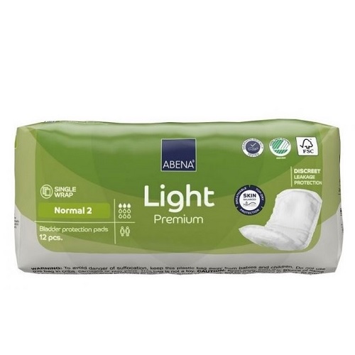 Abena Light Premium Normal 2 Inleggers 12 stuks