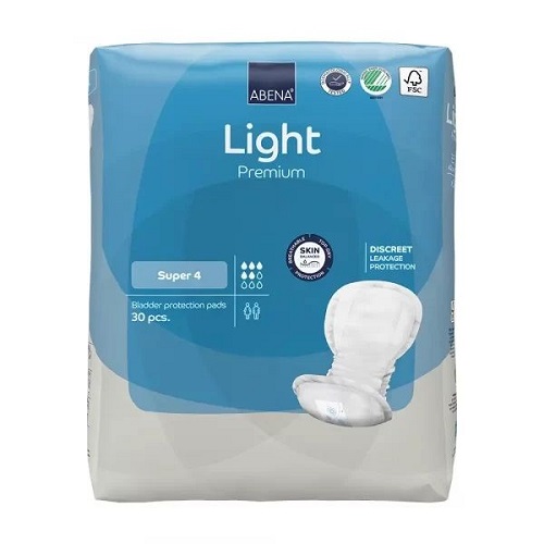 Abena Light Premium Super 4 Inleggers 30 stuks