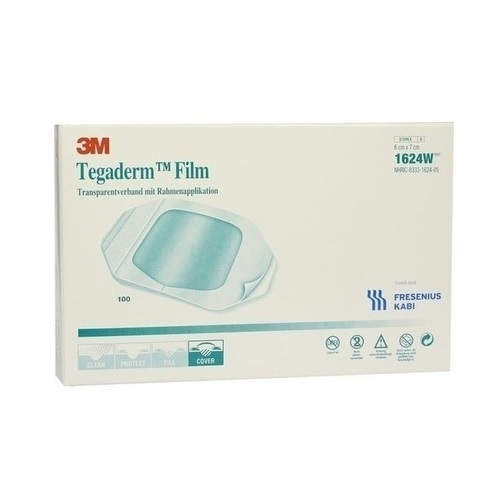 Tegaderm Film 6 x 7cm Transperant Steriel Wondfolies 100 stuks