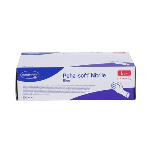 Peha-soft Nitrile L Blauwe onderzoekshandschoenen 150 stuks