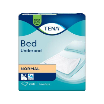 Tena Bed Onderlegger Normaal 60x60cm 40 stuks
