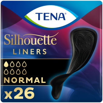 Tena Silhouette Noir Normal Liners 26 stuks