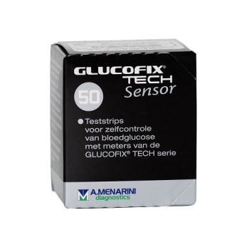 Glucofix Tech Sensor Glucoseteststrip 50 Stuks