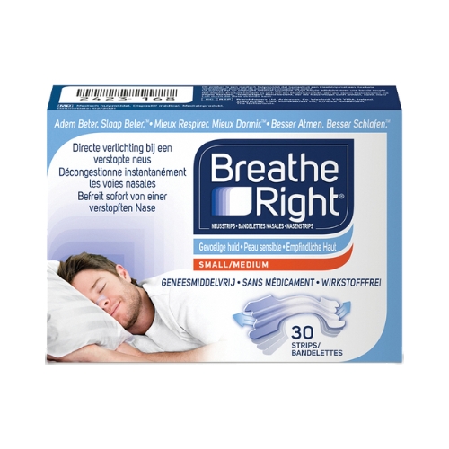 Breathe Right Small/Medium Neusstrips 30 stuks