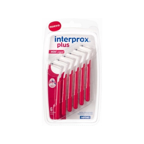 Interprox Plus Mini Conical Rood per 6 stuks