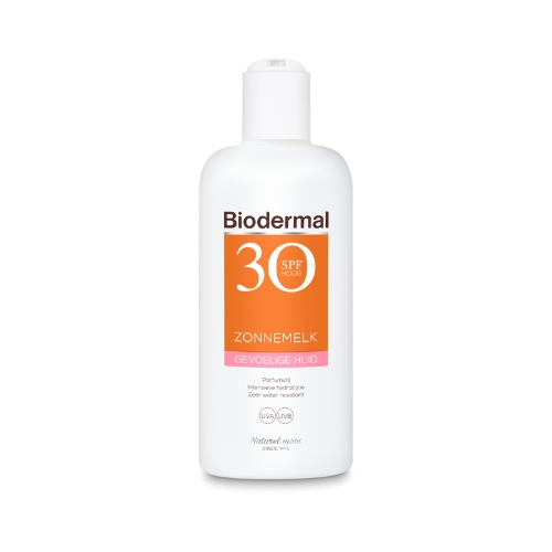 Biodermal Gevoelige Huid SPF30 Zonnemelk 200ml