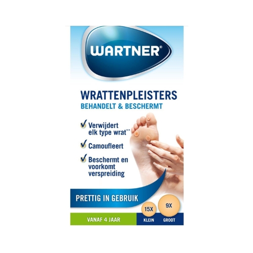 Wartner Wrattenpleisters 24 stuks