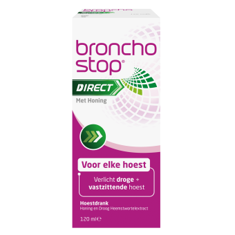 Bronchostop Direct Honing Hoestdrank 120ml
