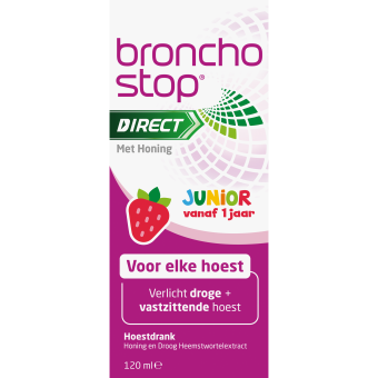 Bronchostop Direct Junior Honing Hoestdrank 120ml