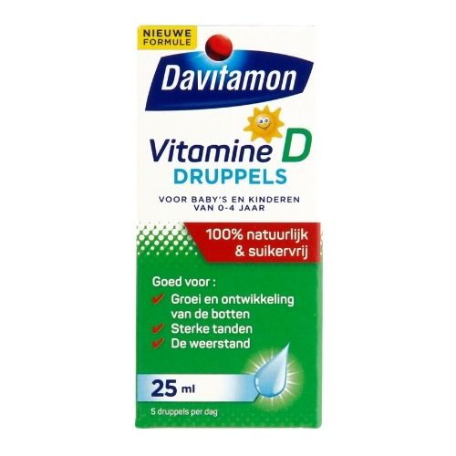 Davitamon Suikervrij Kind Vitamine D Druppels 25ml