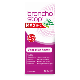 Bronchostop Max 8-in-1 Hoestdrank 120ml