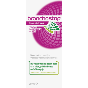 Bronchostop Tijm- en heemstwortel Extract Hoestdrank 200ml
