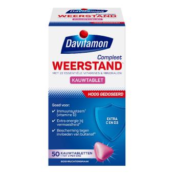 Davitamon Compleet Weerstand Forte Kauwtabletten 50 stuks