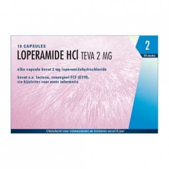 Teva Loperamide 2mg Capsules 10 stuks