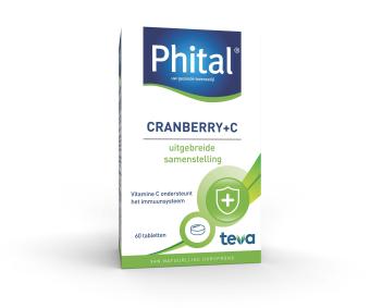 Phital Cranberry + C Tabletten 60 stuks