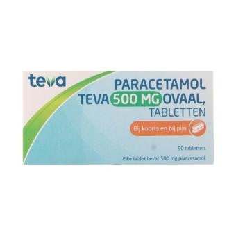Teva Paracetamol 500mg Tabletten 50 stuks