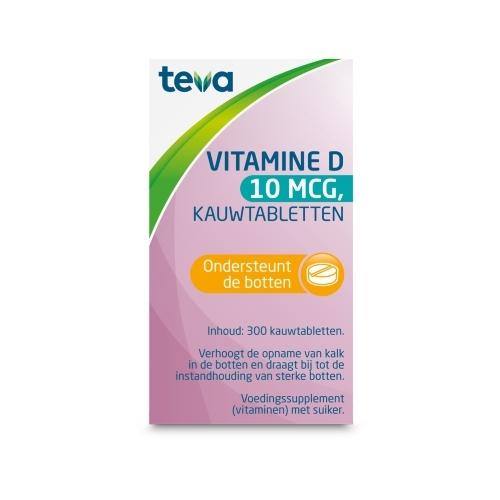 Teva vitamine D 10mcg 400IE tablet 300 stuks