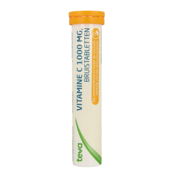 Teva Vitamine C 1000mg Bruistabletten 20 stuks