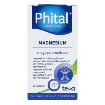 Phital Magnesium Tablet 200mg 60 stuks