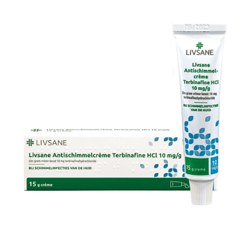 Livsane Terbinafine 10mg/g Antischimmelcèrme 15g