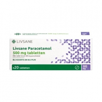 Livsane Paracetamol 500mg Tabletten 20 stuks