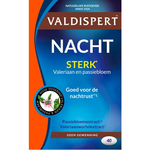 Valdispert Nacht Sterk Dragees 40 stuks