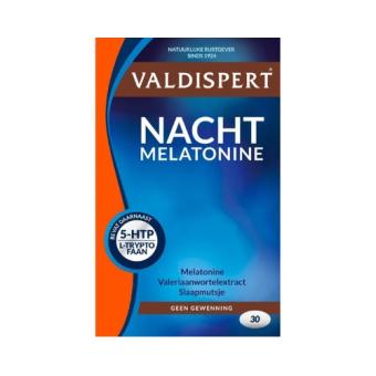 Valdispert Nacht Melatonine Tabletten 30 stuks