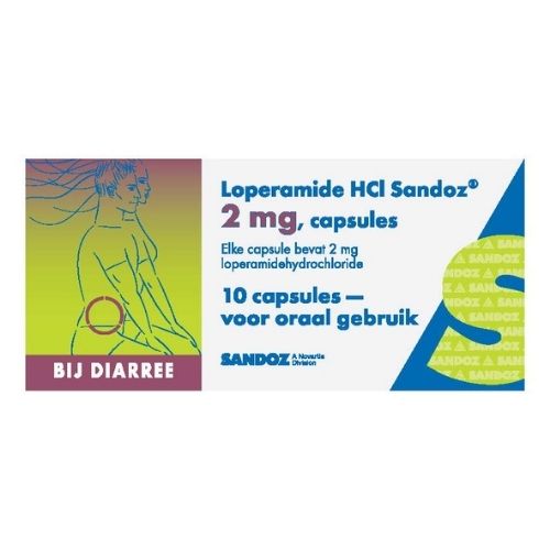 SANDOZ Loperamide 2mg Capsules 10 stuks
