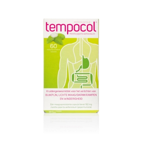 Tempocol Pepermuntolie Capsules 60 stuks