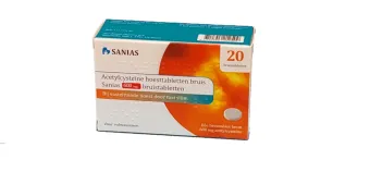 Acetylcysteine Bruistablet Suikervrij 600mg 20st