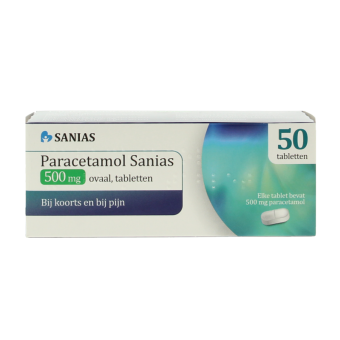 Paracetamol Ovaal Tablet 500mg 50st