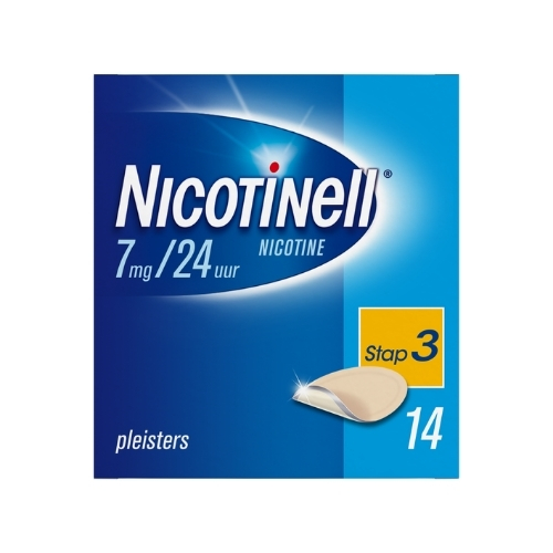 Nicotinell Stap 3 Nicotine 7mg/24uur Pleisters 14 stuks