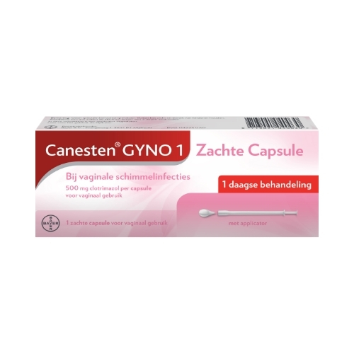 Canesten Gyno Vaginale Schimmel Zachte Capsule 1 stuk